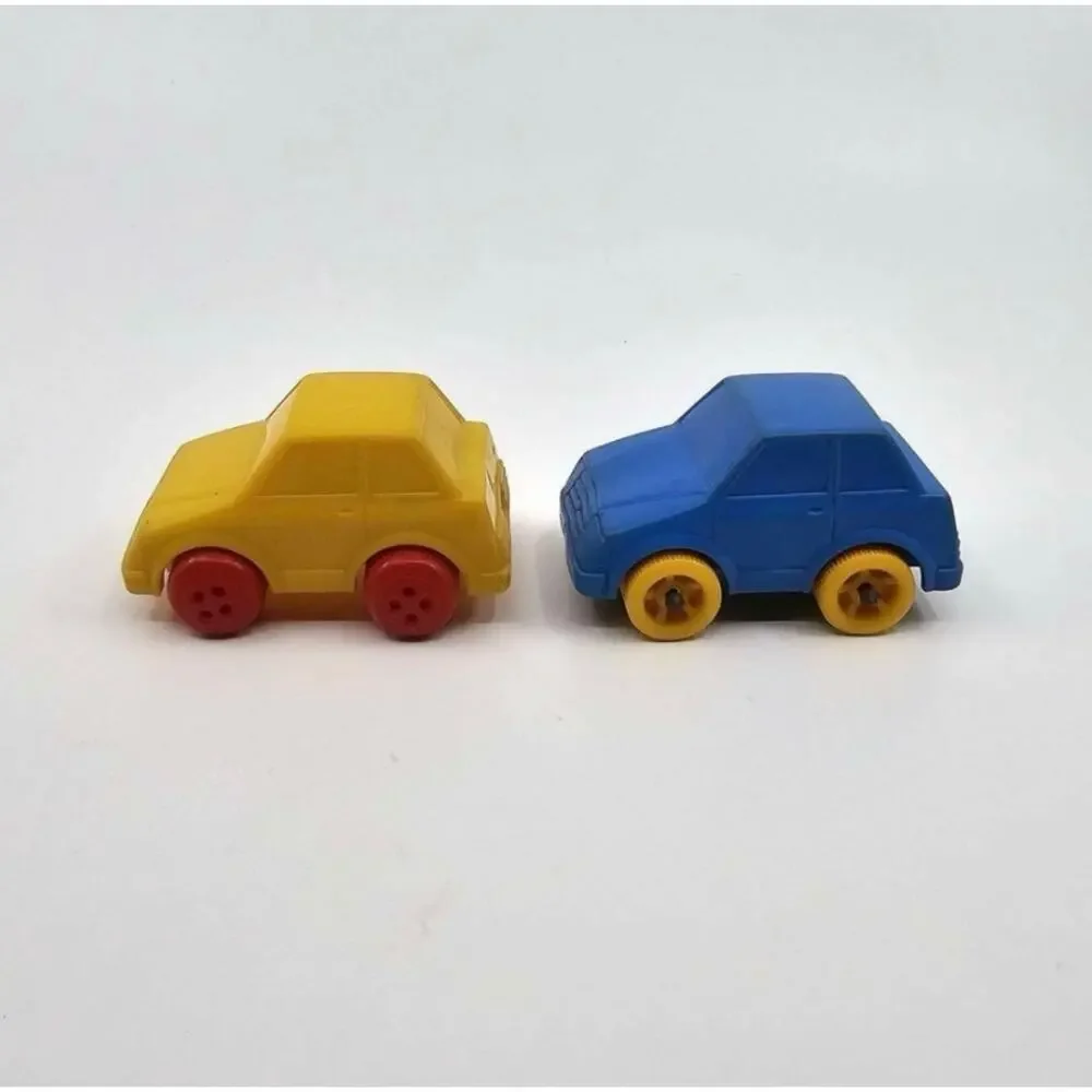 Viking Toys Car Lot 5 VTG Plastic Vehicles Truck Tractor Loader Mover Sweden Toy